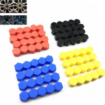 20pcs 17mm 19mm 21mm Black Car Wheel Caps Bolts Covers Nuts Silicone Auto Wheel Hub Protectors Screw Cap styling Anti Rust Cover