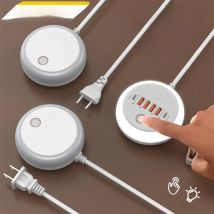 50W USB Charger Multi Ports Power Strip Socket Fast Charging Travel Charger For iPhone Samsung Xiaomi Quick Charge Phone Adapter