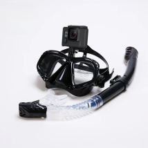 Fashion snorkeling mask snorkel set diving mask  swimming goggles snorkel is suitable for GoPro underwater sports camera