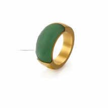 KALEN Gold Color Stainless Steel & Colorful Stone Rings For Women Trendy Glass Wedding Rings Anillos Mujer Party Jewelry Gifts