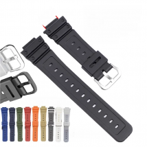 16mm Silicone Watch Band For Casio G-Shock DW-6900 5600E GW-M5610 GA-2100 GD110 GLS8900 Watch Strap Soft Resin Wrist Belt