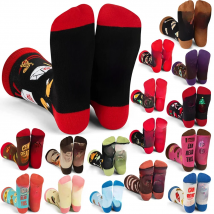 Dourbesty One Pair Funny Novelty Socks for Men Women Stocking Stuffers Christmas Gifts For Couples Soft Breathable Adult Socks