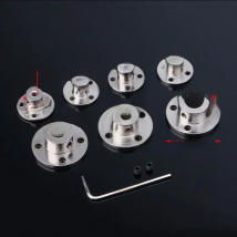 Hot New 4mm Rigid Flange Coupling Motor Guide Shaft Coupler Motor Connector High Quality Flange Coupler