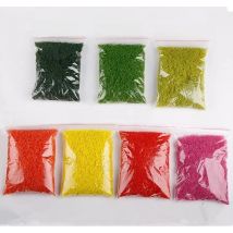 Simulation model of tree powder leaves materials a variety of colors 30g