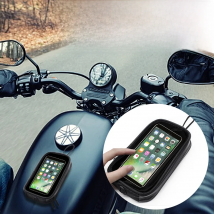 Motorcycle Phone Holder Waterproof, with Magnetic Can Bracket That Can Be Firmly Sucked On The Fuel Tank , Motorcycle Holder Bag