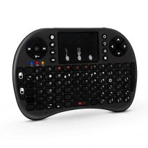 Rii Mini Bluetooth Keyboard With Touchpad Backlit Portable 2.4GHZ Wireless Keyboard For Smartphones Laptop/PC/Windows/Mac/TV Box