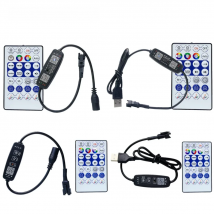 WS2812B SK6812 WS2811 LED Strip Bluetooth Controller USB DC 5V 12V 24V MIC Music APP Remote ZENGGE Pixel RGB Light Controler