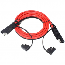 95CM 10AWG SAE to SAE 2 Pin Quick Disconnect Power Automotive Extension Cable Cap for Solar Panels Battrey Motorcycle Battrey