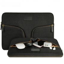 LONMEN Protective Laptop Sleeve With Back Handle For 10.1" 12.5" 13" 14" 15.6" Inch Notebook Shockproof Waterproof Laptop Bag