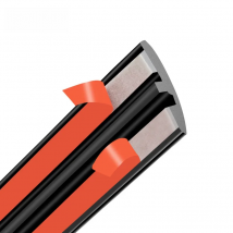 2M Car Rubber Seals Edge Sealing Strips Windshield Sealant Protector Roof Rubber Sealing Strip Noise Insulation Accessories