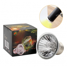 Reptile Lamp 25/50/75W UVA+UVB 3.0 Pet Heat Lamp Bulb Turtle Basking UV Light Bulbs Amphibians Lizards Temperature Controller