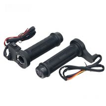 LMoDri 1 Pair Motorcycle Hot Grips Motorbike ATV Hand Electric Heated Grip 7/8" 22mm Handle Bar Hand Warmer 12V LMODRI