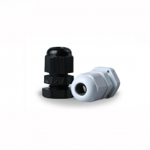100pcs/lots Cable Glands  PG7  Plastic Nylon Waterproof Joints IP68 cable connector for 3-6.5mm cable Black/white