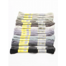 19Th DMC Chart Column 12 Skeins Of 8.7 Yards Double Mercerized Cotton Floss Cross Stitch Embroidery Thread 16 Colors Available