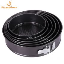 PizzAtHome Torte Springform Teglie da forno rotonde antiaderenti Forma a molla per cheesecake Tier Torte nuziali Fondo rimovibile Quiches