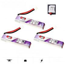 1-10Pcs GNB 1S 300mAh 3.8V Max 120C HV Lipo Battery PH2.0 for US65 UK65 Inductrix Beta65S URUAV UR65 Mobula 7 Tiny Whoop Drone