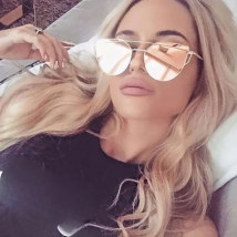 New Fashion Cat Eye Vintage Rose Gold Mirror Woman's Sunglasses Metal Reflective Flat Lens Tourism Sunglasses Multi-color style