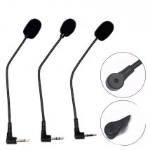 1pcs Mini 3.5mm Microphone Mic 90 Angle Bending Folding Metal Hose Microphone Capacitor Mobile Phone Notebook Loudspeaker Live