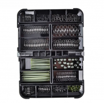 280pcs Carp Fishing Tackle Kit In Box Fishing Quick Change Swivel And Snap Anti Tangle Sleeves Stop Beads Helicopter Rigs XP-311