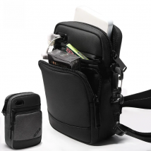 HcanKcan Men's Bag Luxury Men Shoulder Bag For 9.7" iPad Casual Crossbody Bags High Quality Male Purse Phone Men's Chest Pack