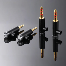 AVSSZ Right Angle Jack 3.5mm Stereo Headset Plug Connector 3 Pole L-shaped DIY Audio Welding Plug Jack 4.4 5-core Balanced Plug