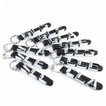 3D Metal Leather Keyring KeyChain For Mercedes Benz CLS SLC GLA GLC GLE GLS Key Chains Key Rings