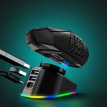 Wireless Mouse Charging Dock for Logitech G Pro X G502 lightspeed Magnet Charger For Razer DeathAdder Naga Viper Basilisk