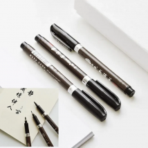 3 Pieces / Set Of High Quality Chinese Calligraphy Brush Office Art Marker Pen Creative Writing Supplies