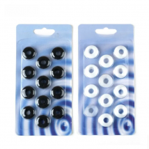 HieGi Eartips High Quality Foam Cushions for Earphones Earbuds (6 pairs) Earphone Tips Ear Pads