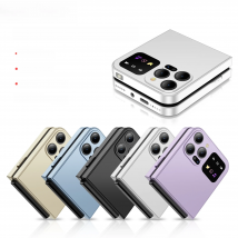 SERVO A50 Pro Flip Phone Dual SIM Card GSM Electric Torch Automatic Call Recording 2.4 Inch Screen Foldable Mobile Phones Type-C
