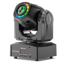 LeLeght 150W LED Beam Pattern Moving Head Stage Effect Lighting 8 patterns DMX512 Master-Slavefor DJ Show Concert Party KTV