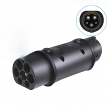 32A EV Charger Converter Charging Station IEC 62196 Type2 to J1772 Type1 and Type1 to GBT Electric Car Charging Adapter Barrel