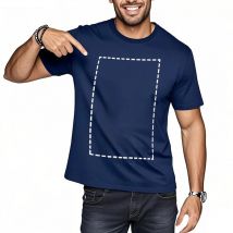 Design Your Own Oversized T-shirt for Men Custom Graphic Blank Cotton Personalized Message Tshirt Loose Fit Tops Gift Your Logo