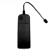 DC3V 2*AA Battery Power Supply Adapter Driver Controller Inverter For 1-5M El Wire Electroluminescent Light,DC To AC