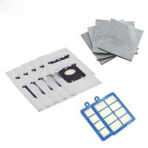 Dust Bags for s-bag and Hepa filter Motor cotton filter for Philips Electrolux FC9064 FC9104 FC9050 FC9056 FC9084 FC9085 FC9086