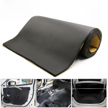 Uxcell 200X50cm 5mm 8mm 10mm 10.76sqft Car Acoustic Foam Floor Tailgate Sound Insulation Deadener Mat Noise Reduction Pad Black