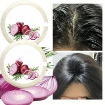 Onion and Biotin Shampoo Soap - 60g, Suitable for All Hair Types, Moisturizing and Smoothing, Rich in Rosemary Extract
