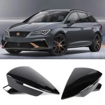 2pcs Car Side Door Rear View Mirror Cover Cap Add on For SEAT Leon MK3 5F ST FR Cupra Ibiza Mk5 Arona KJ7 2017-2020
