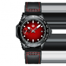 Luxury Man Wristbatch Waterproof Luminous Date Leather Men Watches Sports Square Men's Watch Casual Mechanical Seagull Movement