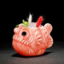 660ml Hawaii Tiki Mugs Cocktail Cup Beer Beverage Mug Wine Mug Ceramic Tiki Mugs