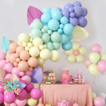 107pcs Macaron Color Balloon Garland Arch Kit Wedding Birthday Party Decor Ballon 1st Birthday Kids