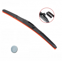 NEW Red Silica Gel Car Wiper Blade Universal U Hook Type 14"16"17"18"19"20"21"22"24"26" Windshield Hybrid Auto Wiper Accessories