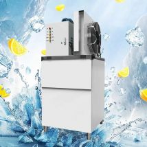 Flake Ice Maker Commercial Large Seafood Buffet Water-Cooled Split Type 300/500/1000 Kg Ice Maker Machine