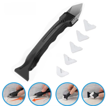 5 in1 Silicone Remover Sealant Smooth Scraper Caulk Finisher Grout Kit Tools Floor Mould Removal Hand Tools Set Accessories 2022