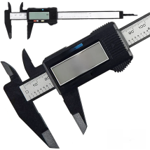 150mm 100mm Electronic Digital Caliper Carbon Fiber Dial Vernier Caliper Gauge Micrometer Measuring Tool Digital Ruler