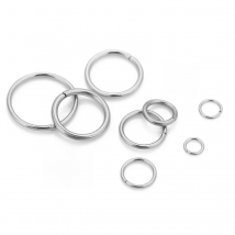 200pcs Stainless Steel Jump Rings Strong Split Rings Connectors for DIY Charms Necklace Bracelet Jewelry Making Supplies Finding