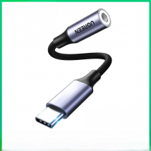 UGREEN USB Type C to 3.5mm Earphone USB C Cable USB C to 3.5 Headphone Adapter Audio Cable For Xiaomi Mi10 HUAWEI P30 Oneplus 9