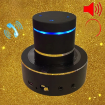 Adin 26w Portable Metal Vibration Resonance Bluetooth Speaker Touch Mini Bass Wireless Music Subwoofer Mic Music Speakers Phone