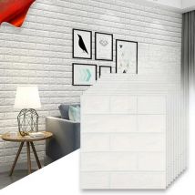 40Pcs 38.5X35cm Imitation Brick Wallpaper Self-adhesive Waterproof Moisture-proof Living Room Bedroom Wall Decoration