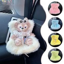 Cute Doll Car Safety Seat Car Air Outlet Decoration for 17cm labubu Car Interior Decoration Ornament, Car Seat Ornament Doll Sof
